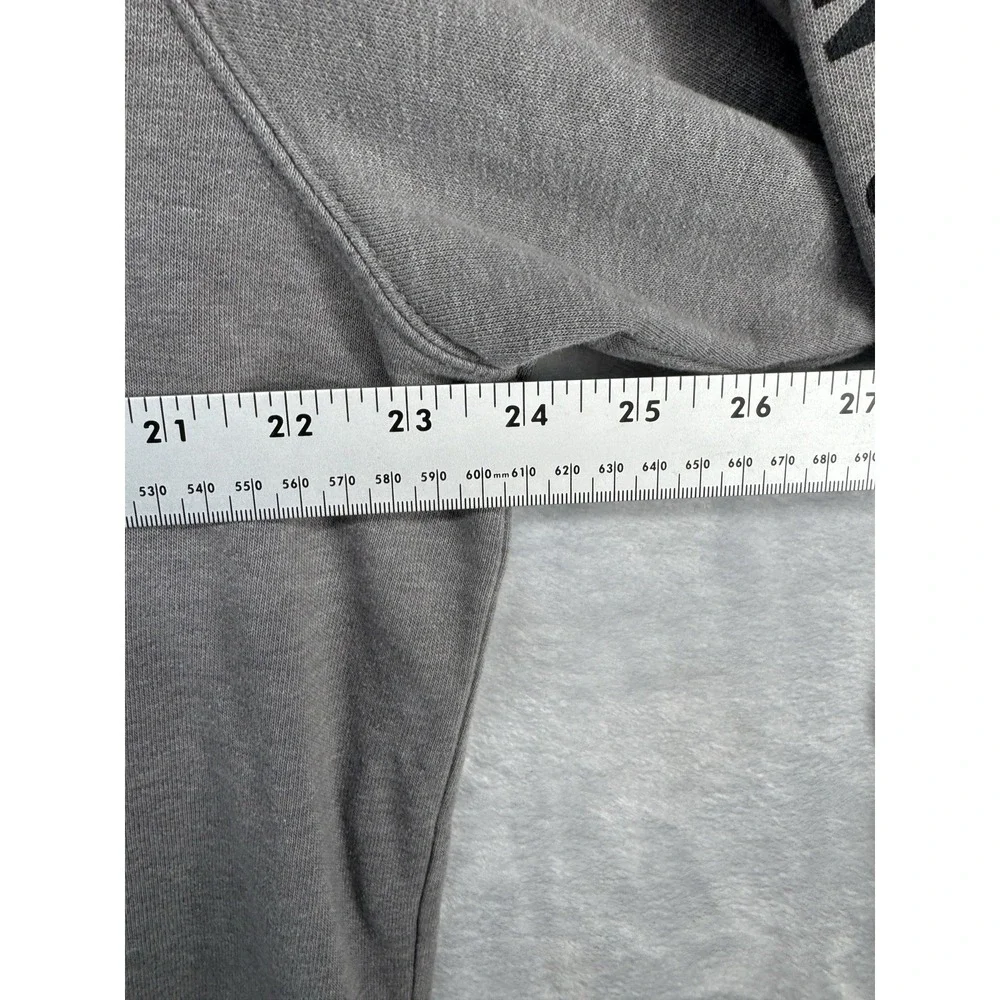 The North Face Hoodie Gray Pullover Never‎ Stop Exploring Men's 24x28 READ